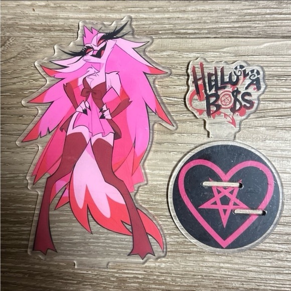 Hazbin Hotel Helluva Boss Stella anime acrylic figure standee - Picture 2 of 2